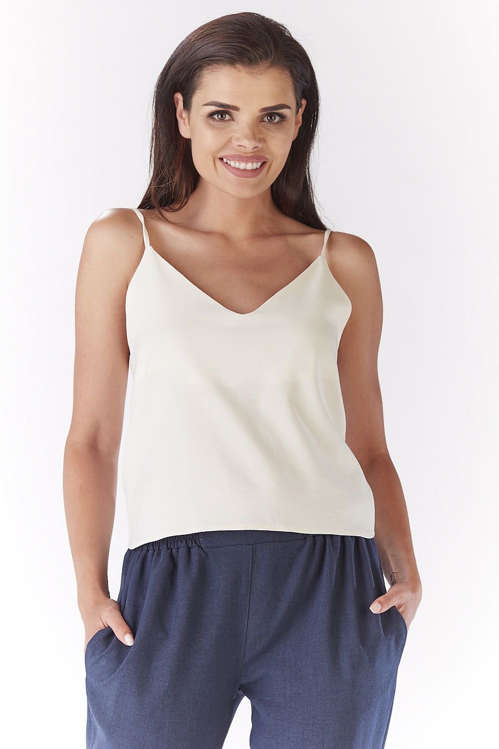 Lightweight Strapless Blouse with Adjustable Back – Summer-Ready Style by Awama