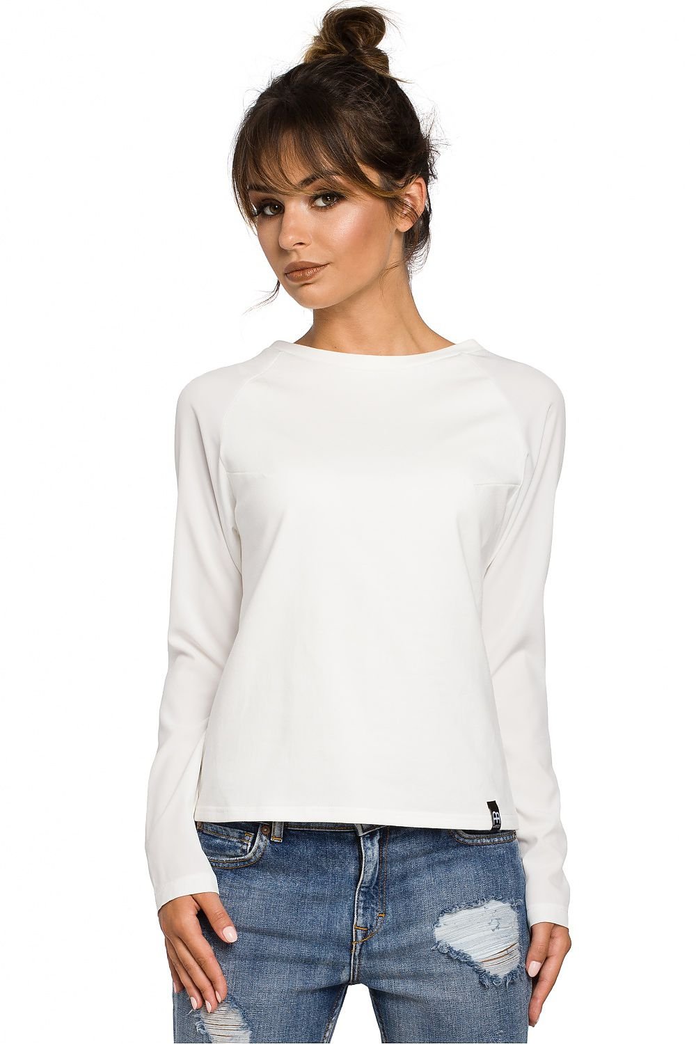 Elegant Women's Blouse - Airy Sleeves & Soft Knit, Perfect for Work & Casual Wear