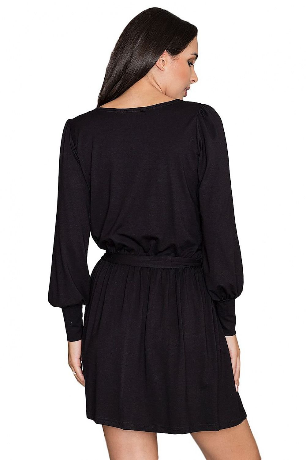 Elegant Loose-Fit Dress with Long Sleeves & Wide Cuffs – Fashion-Forward Silhouette