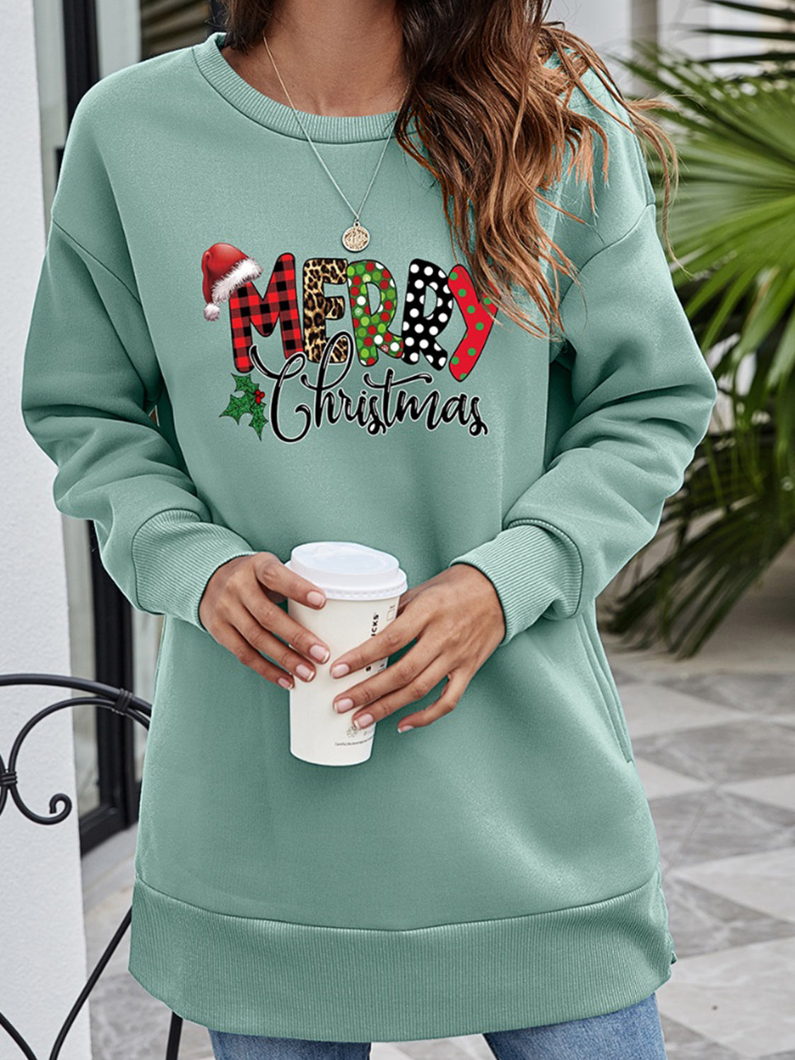 MERRY CHRISTMAS Graphic Sweatshirt