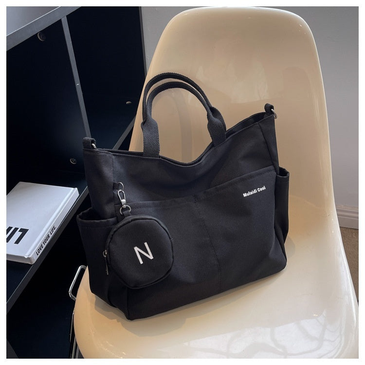 Niche Casual Fashion Nylon Canvas Tote Bag For Women