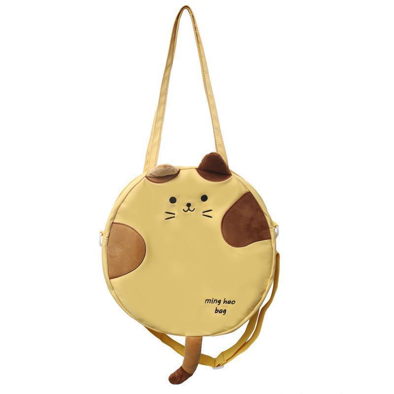 Female Casual Large Capacity One Shoulder Bag Cute Cartoon College Student Commuting