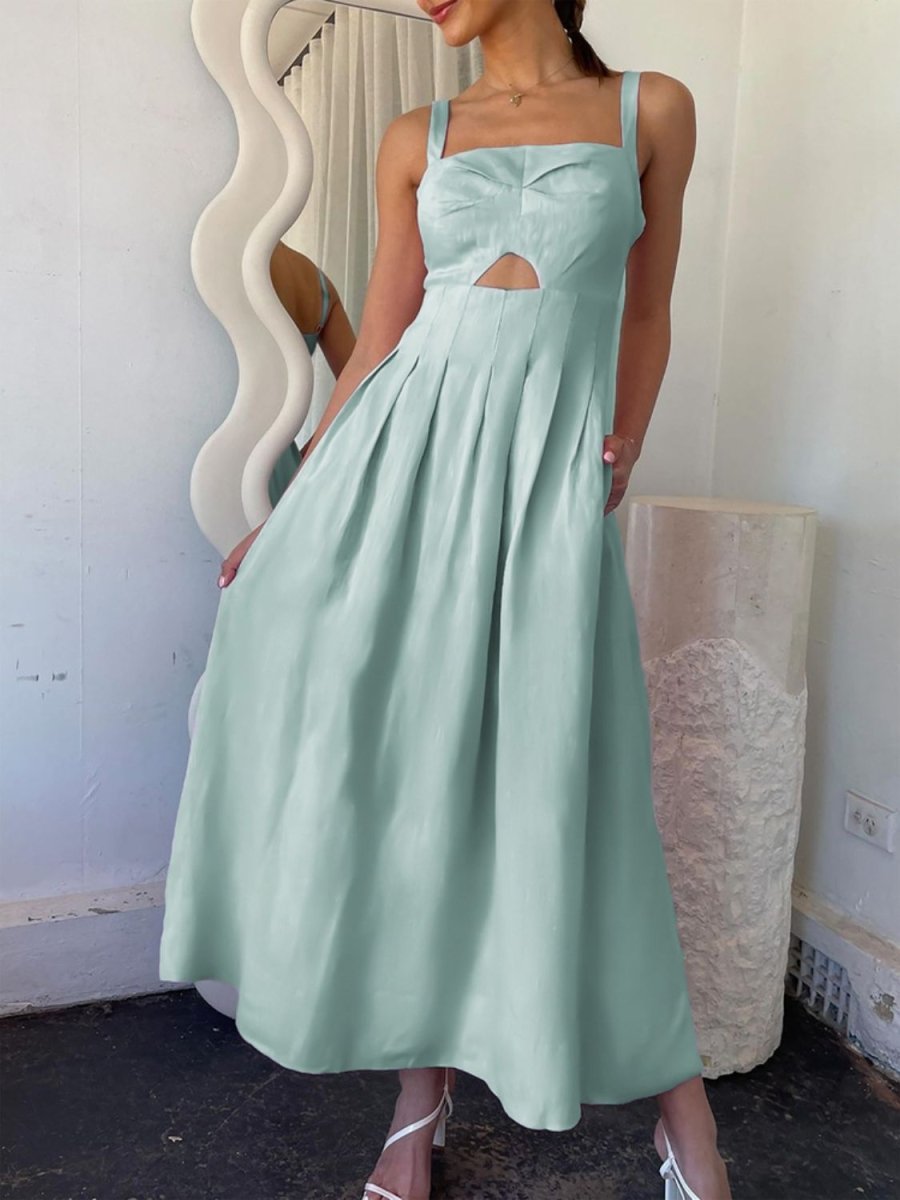 Devine Cutout Square Neck Cami Dress - New Arrivals