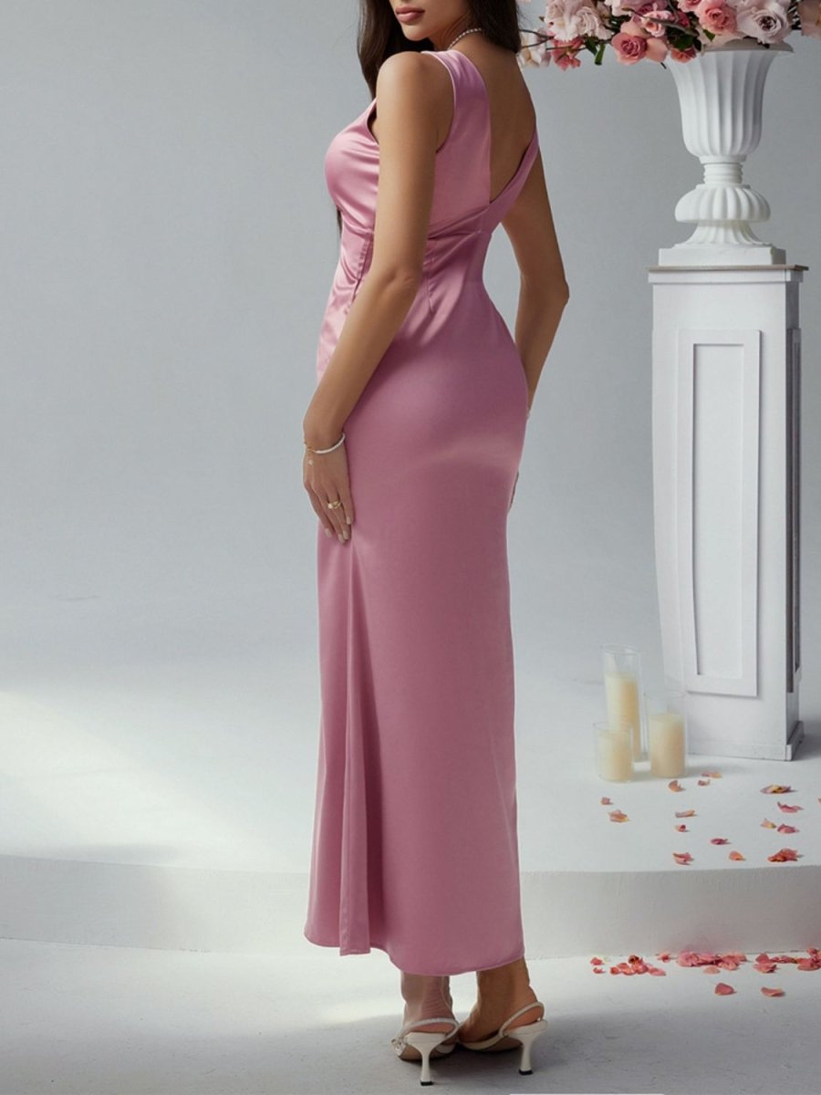 Devine Plunge Sleeveless Maxi Dress - New Arrivals