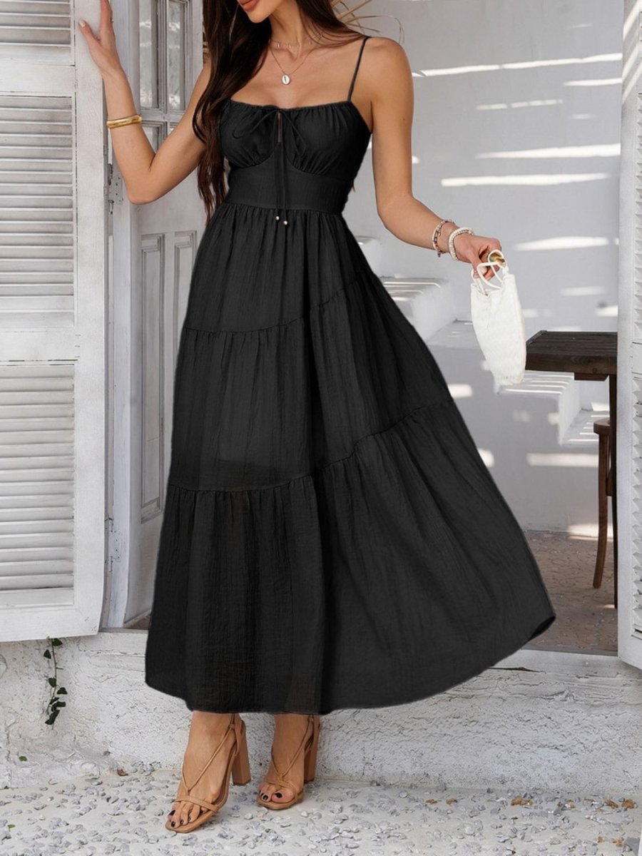 Devine Smocked Tiered Maxi Cami Dress - New Arrivals