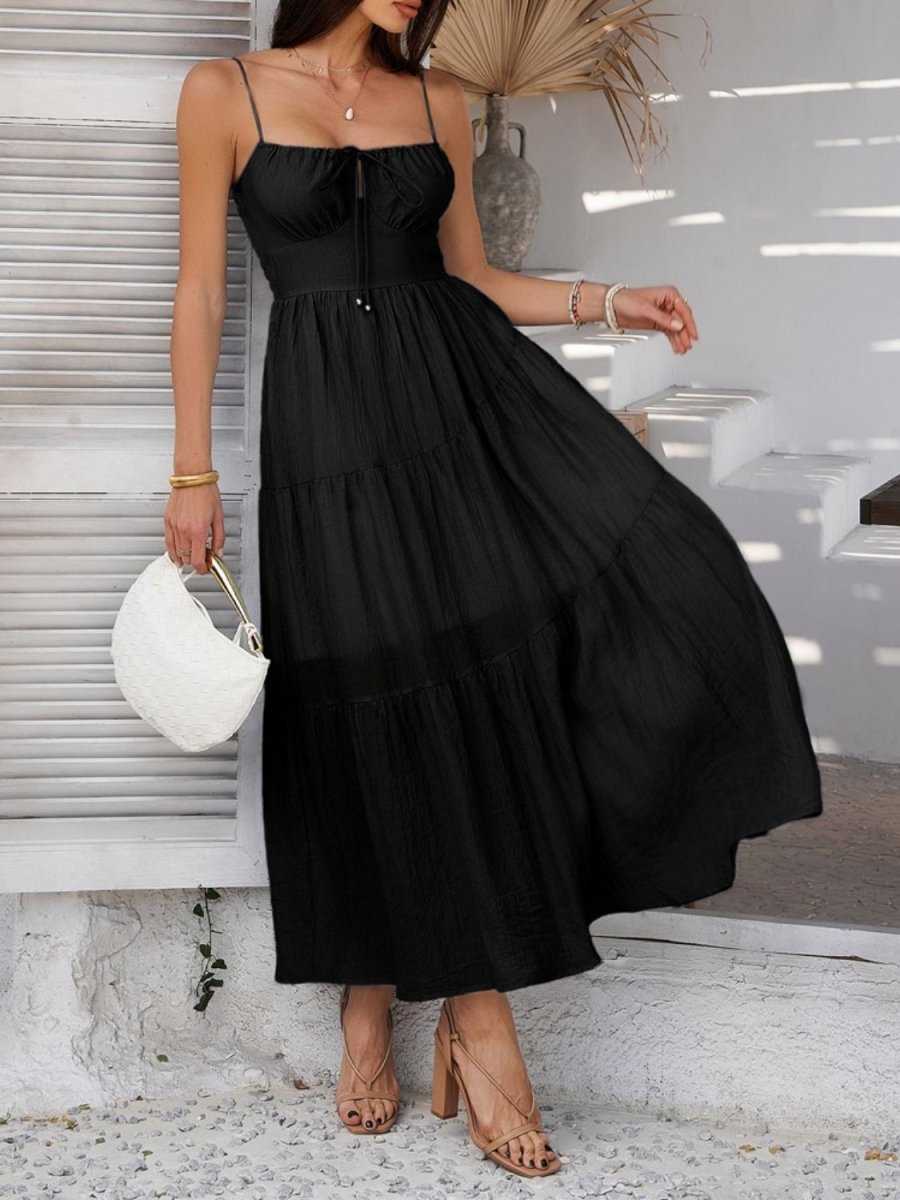 Devine Smocked Tiered Maxi Cami Dress - New Arrivals