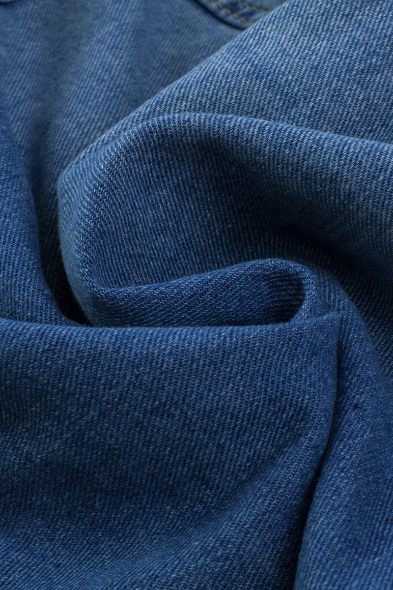 Distressed Hooded Denim Jacket - Outerwear