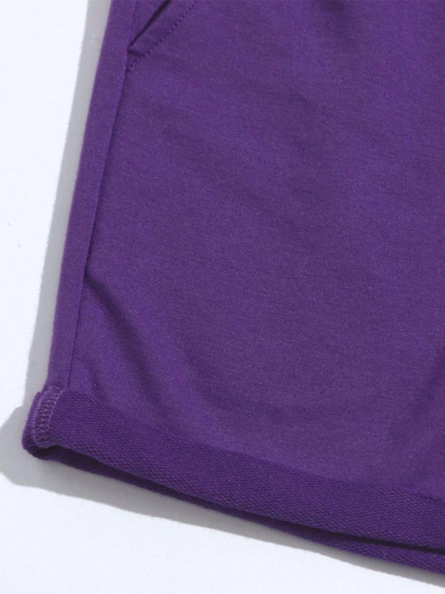 Drawstring Shorts with Pockets - Bottoms