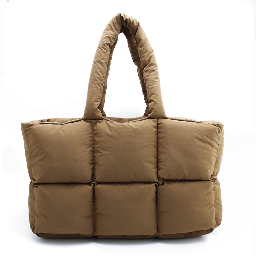 Puff Down Jacket Tote Bag For Women