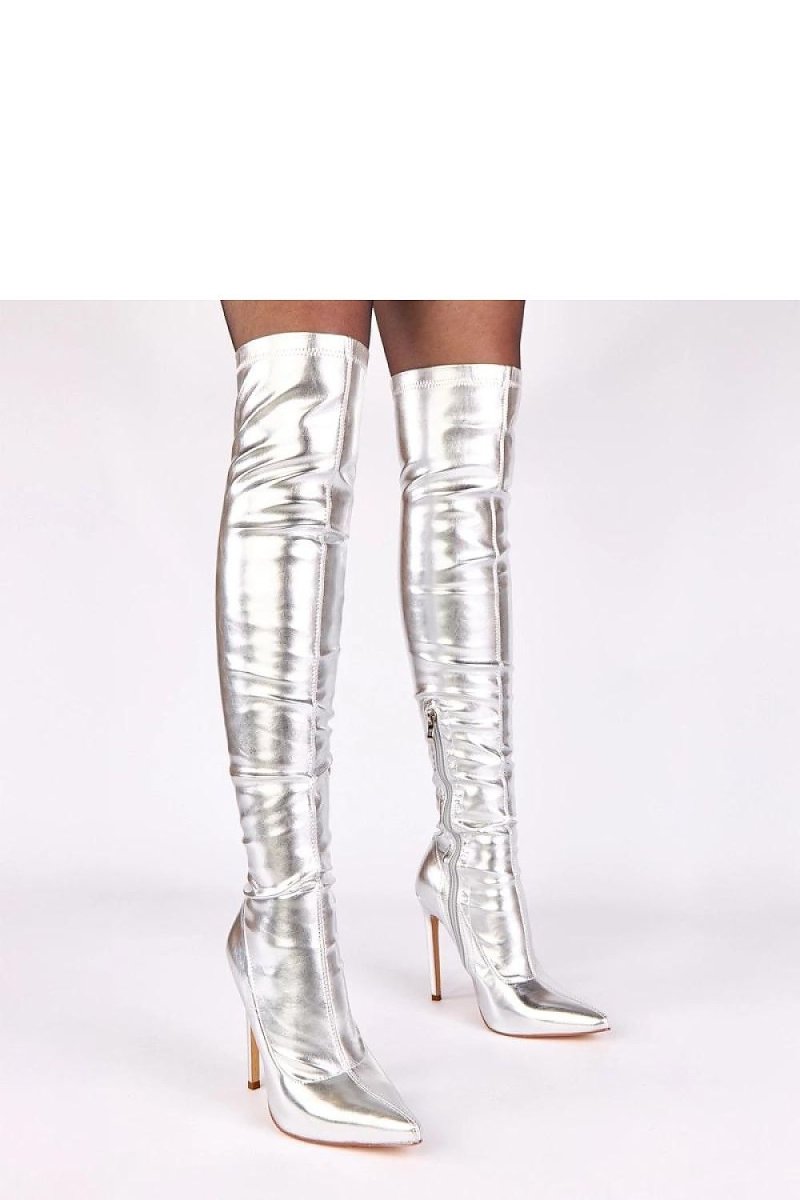 Elegant Over - the - Knee Stiletto Boots - 