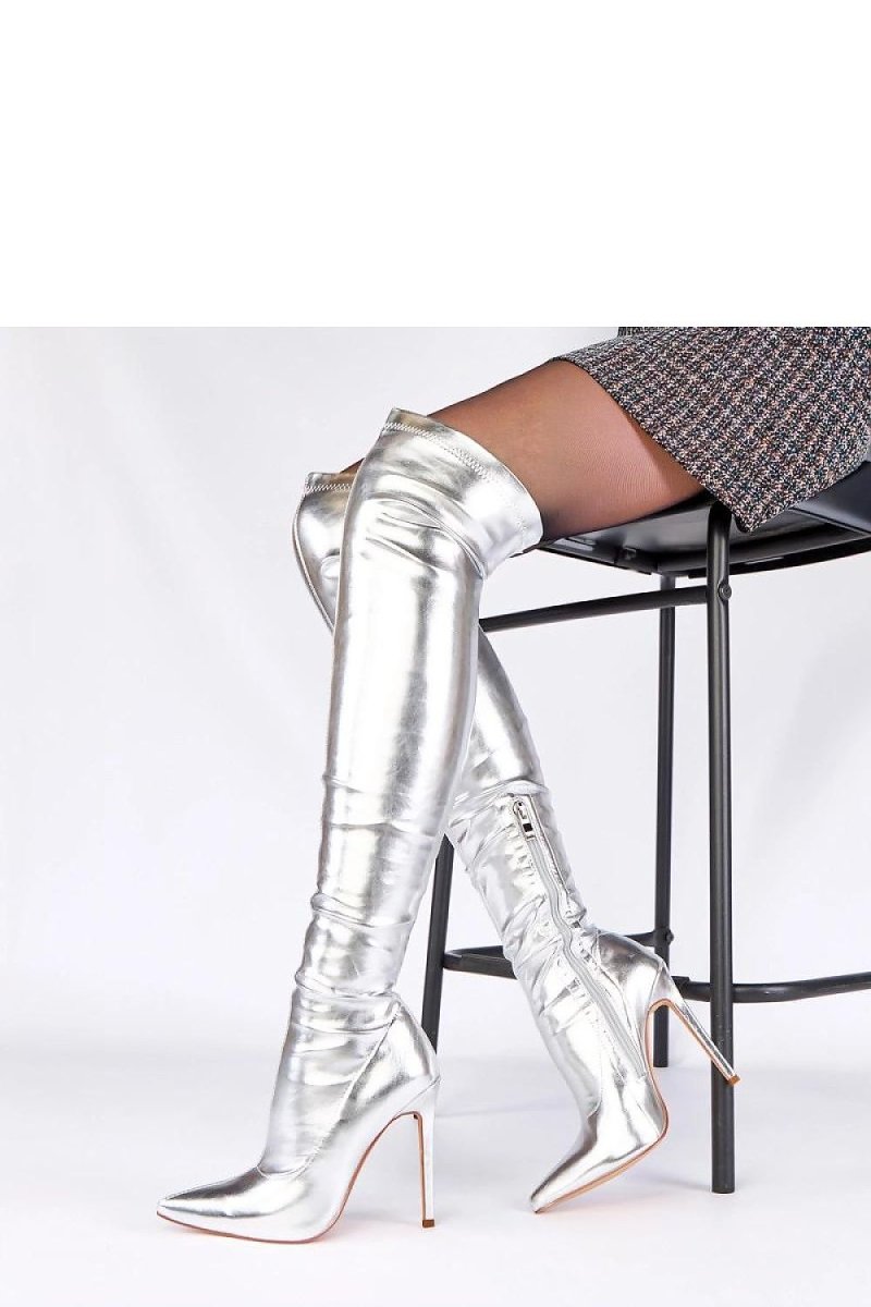 Elegant Over - the - Knee Stiletto Boots - 