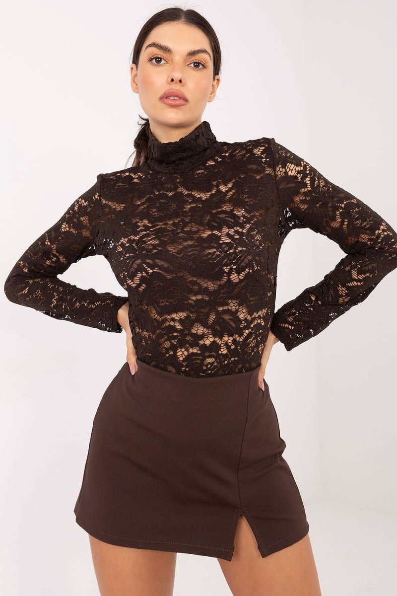 Elegant Skirt Shorts with High Waist - 