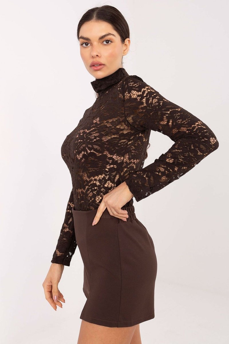 Elegant Skirt Shorts with High Waist - 