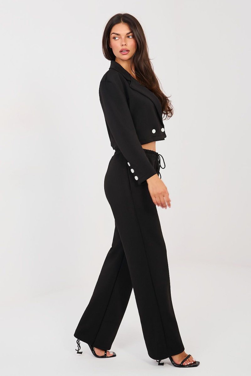 Elegant Tracksuit Set: Blazer & Trousers - 