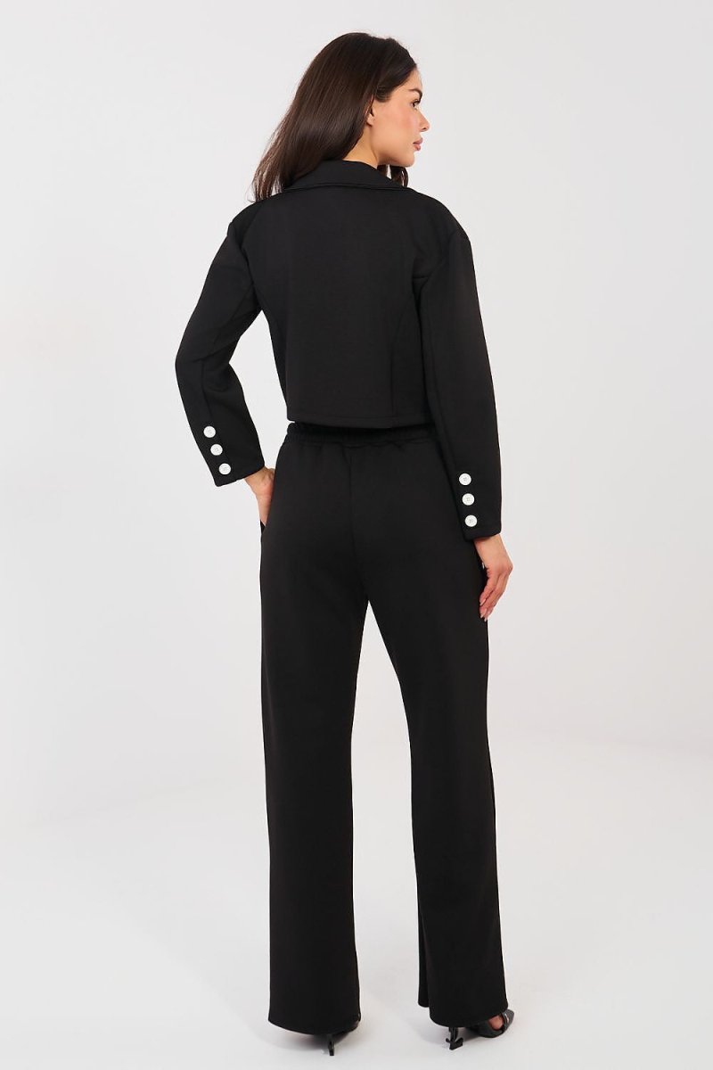 Elegant Tracksuit Set: Blazer & Trousers - 