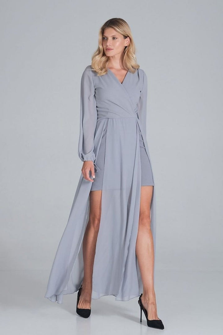 long night out dresses Night Out Dresses Ecru White Long Sleeves Square Neck Summer Dress