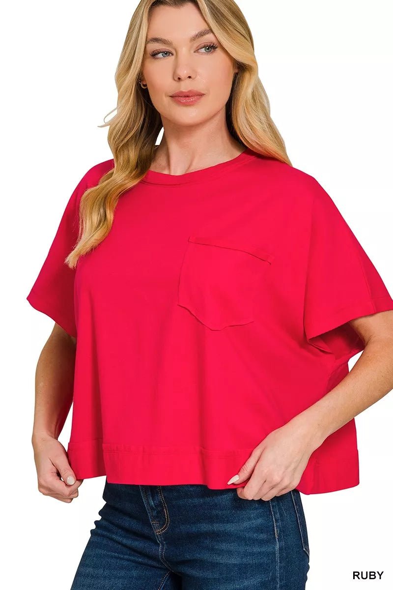 Exposed Seam Boxy Top - 