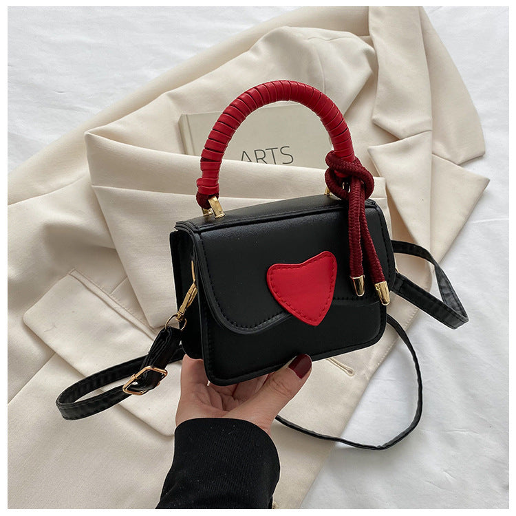 New Textured Portable Love Mini Bag For Women