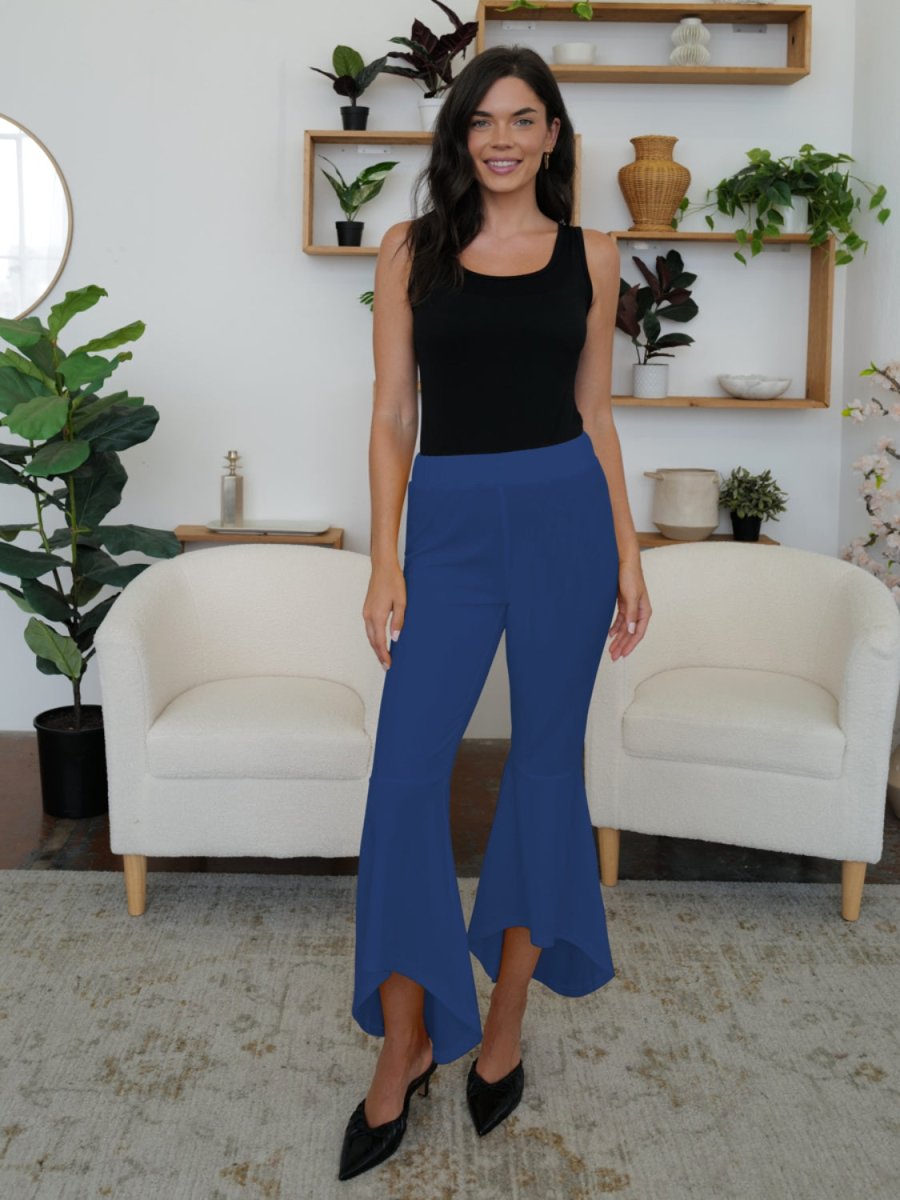 FAM - FAM High - Low Bootcut Pants - Bottoms