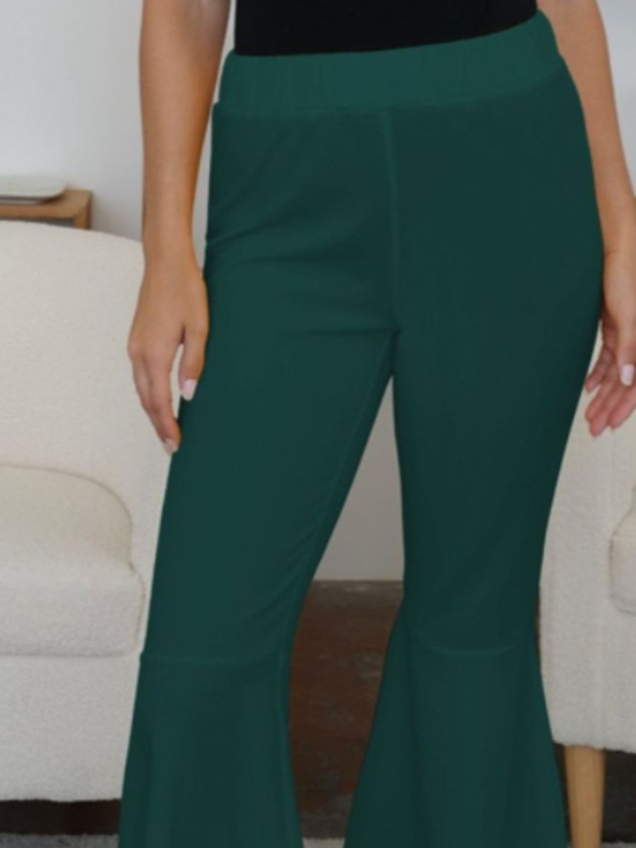 FAM - FAM High - Low Bootcut Pants - Bottoms
