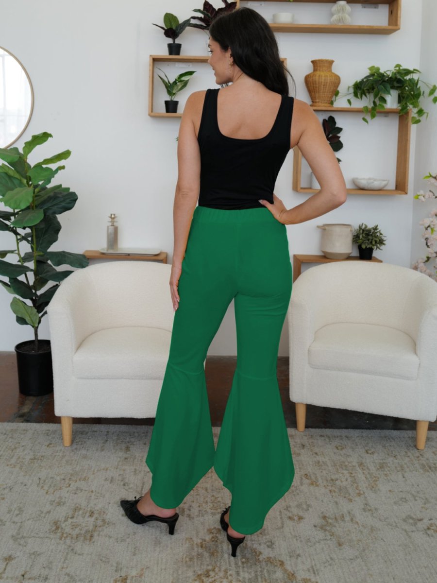 FAM - FAM High - Low Bootcut Pants - Bottoms
