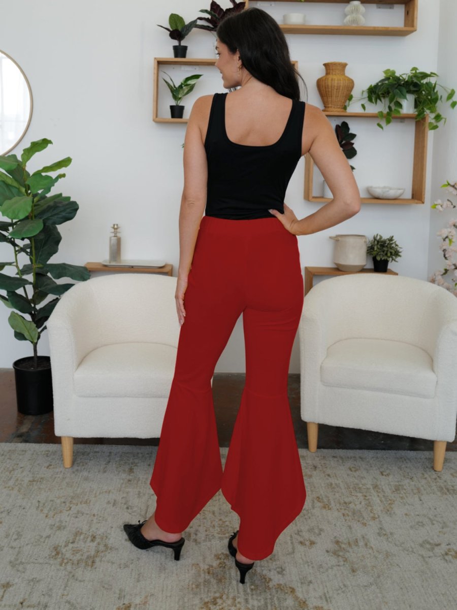 FAM - FAM High - Low Bootcut Pants - Bottoms