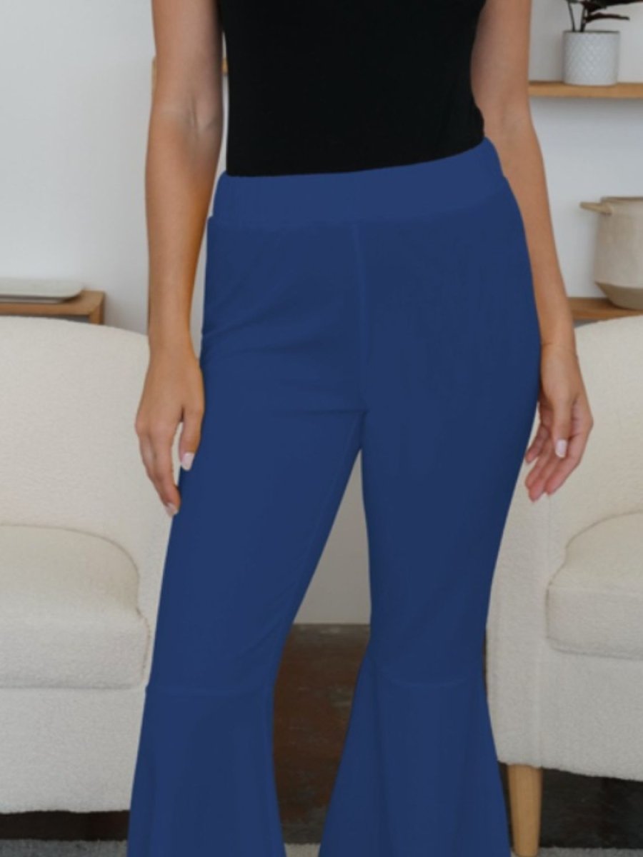 FAM - FAM High - Low Bootcut Pants - Bottoms