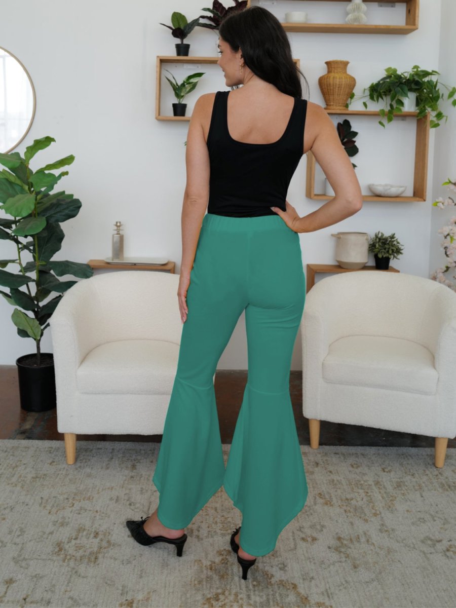 FAM - FAM High - Low Bootcut Pants - Bottoms