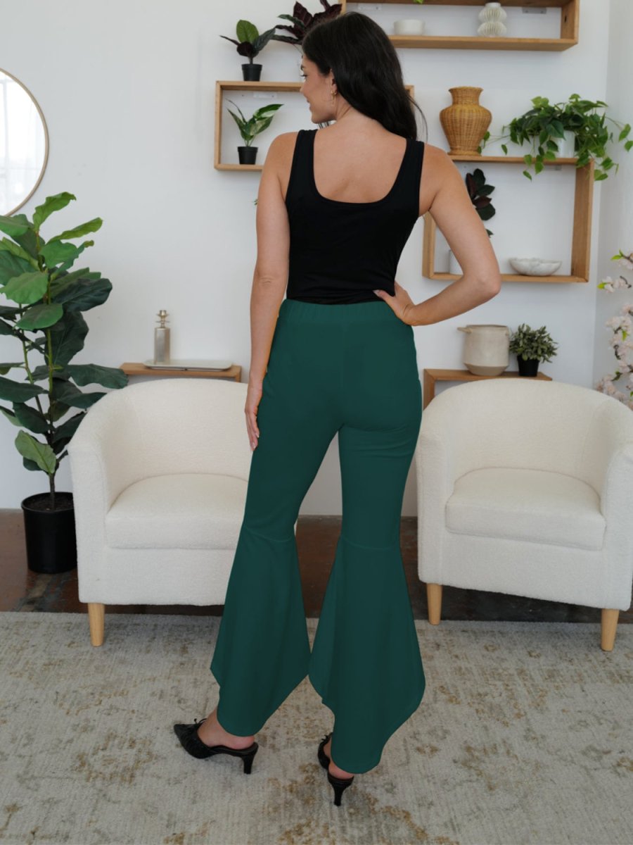 FAM - FAM High - Low Bootcut Pants - Bottoms