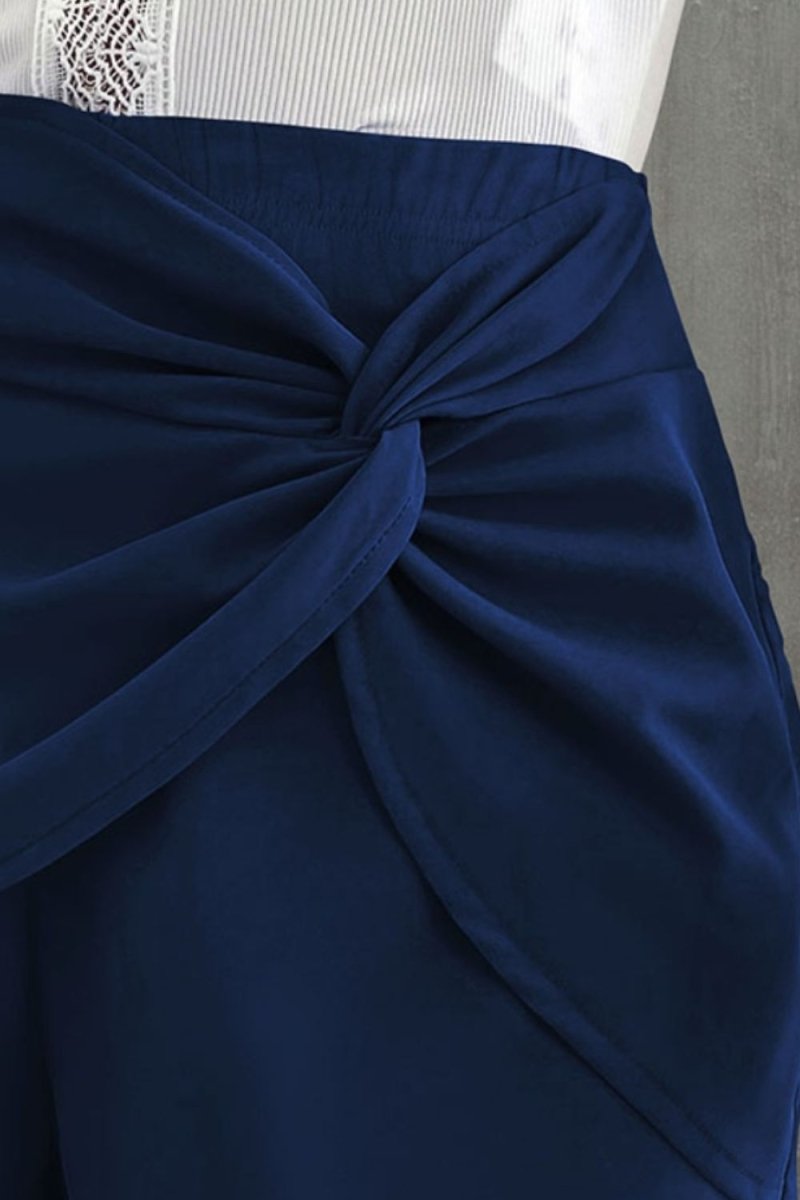 FAM - FAM Twisted High Waist Shorts - Bottoms