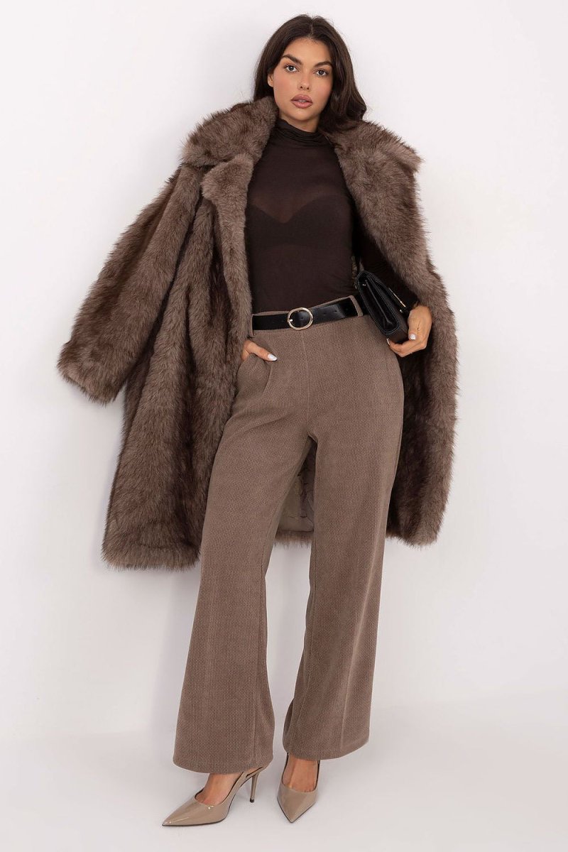 Fitted Turtleneck Long Sleeve Blouse - 