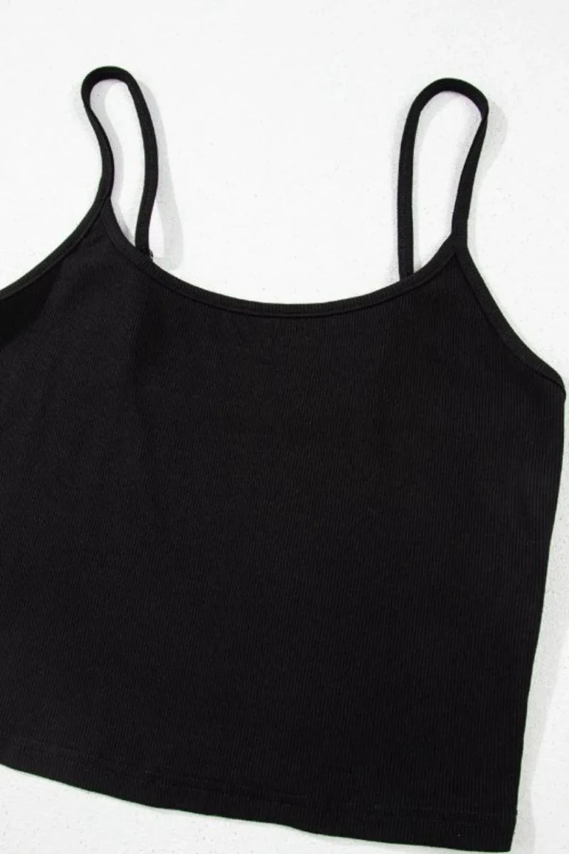 Floral Mesh Top & Cami Set - Short Sleeve - 