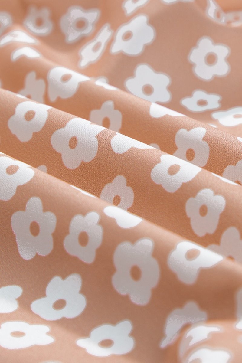 Floral Wide Leg Pants - Bottoms