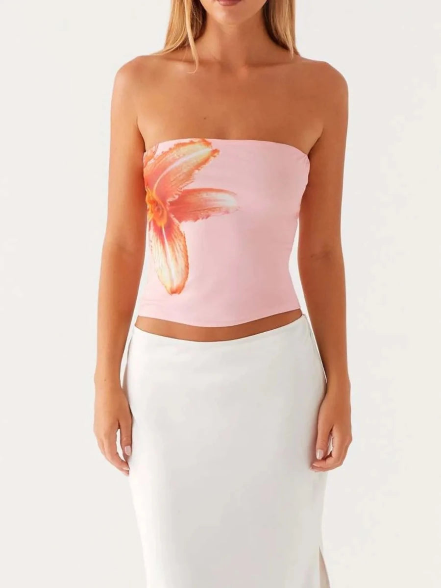 Flower Tube Top - 