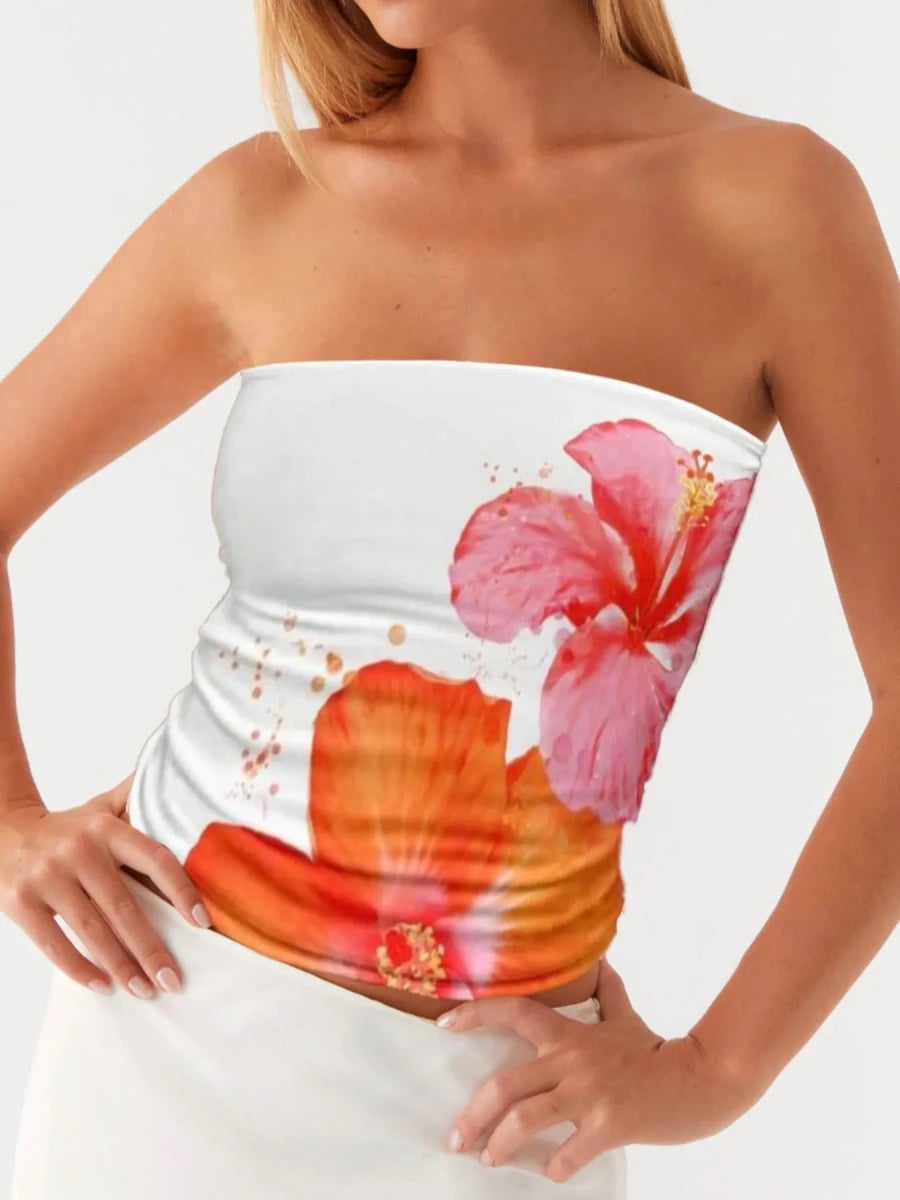 Flower Tube Top - 