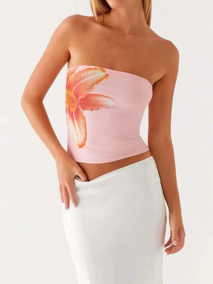 Flower Tube Top - 