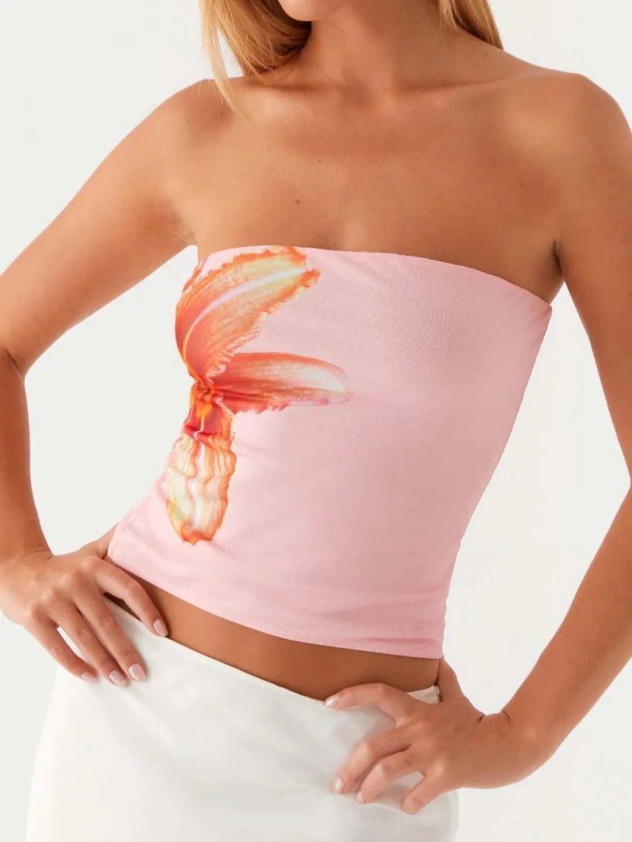 Flower Tube Top - 