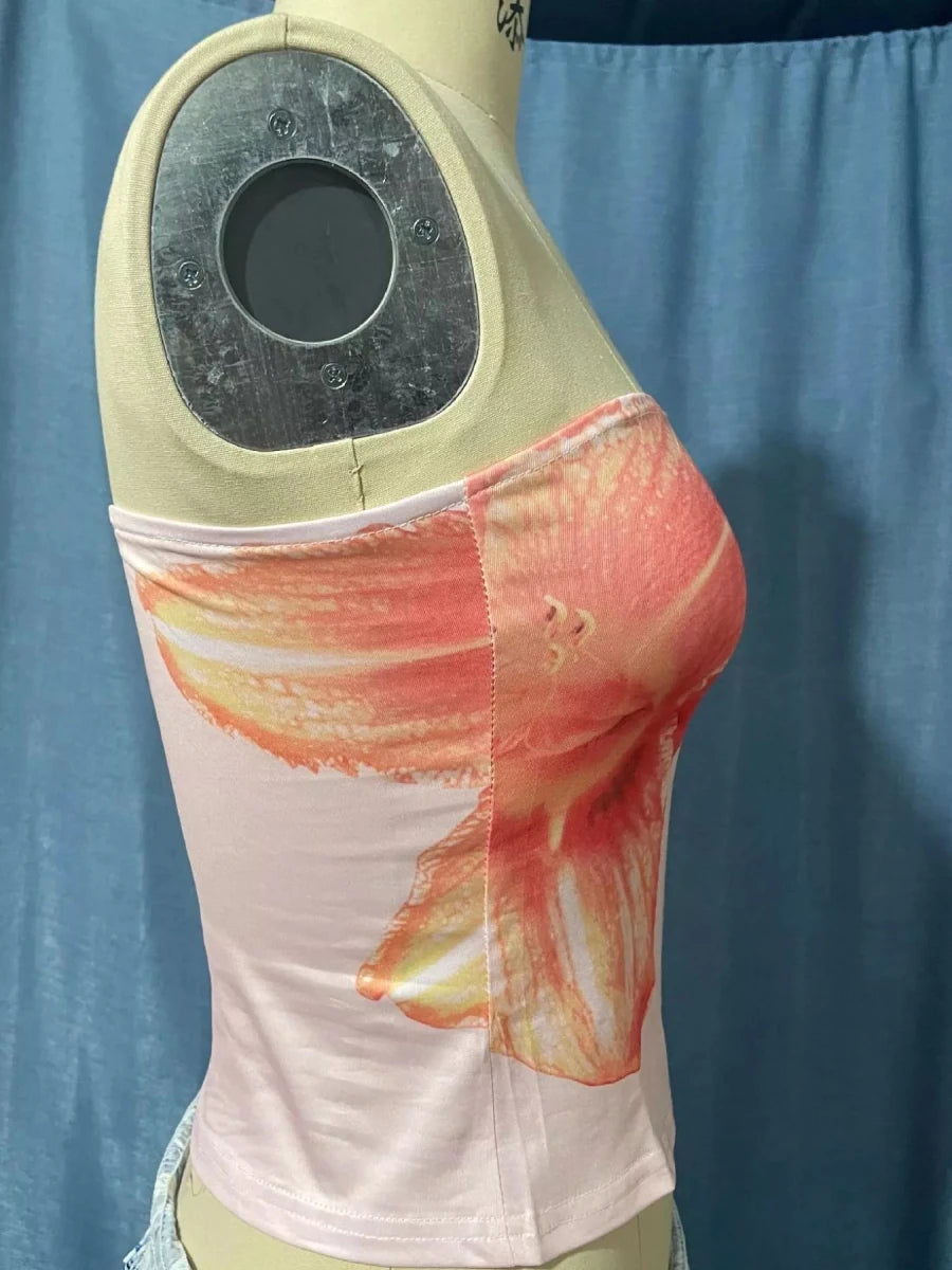 Flower Tube Top - 