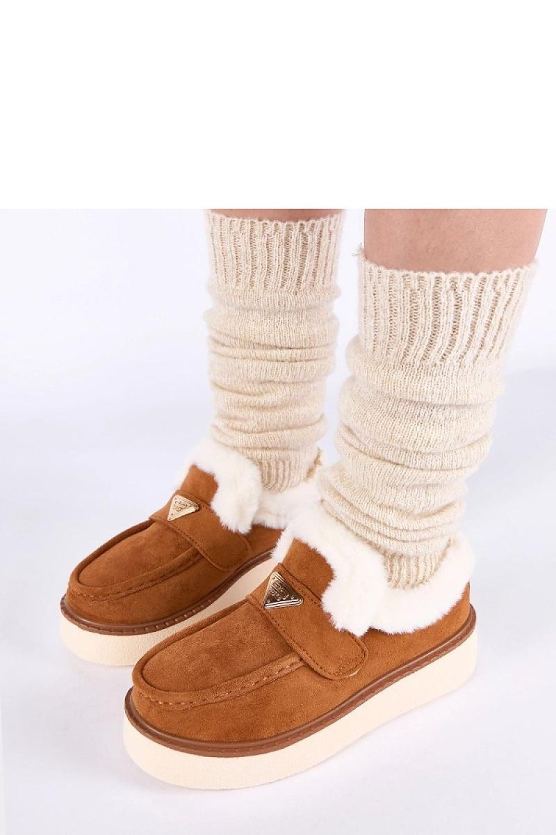 Fur Lined Loafers for Winter Comfort - 