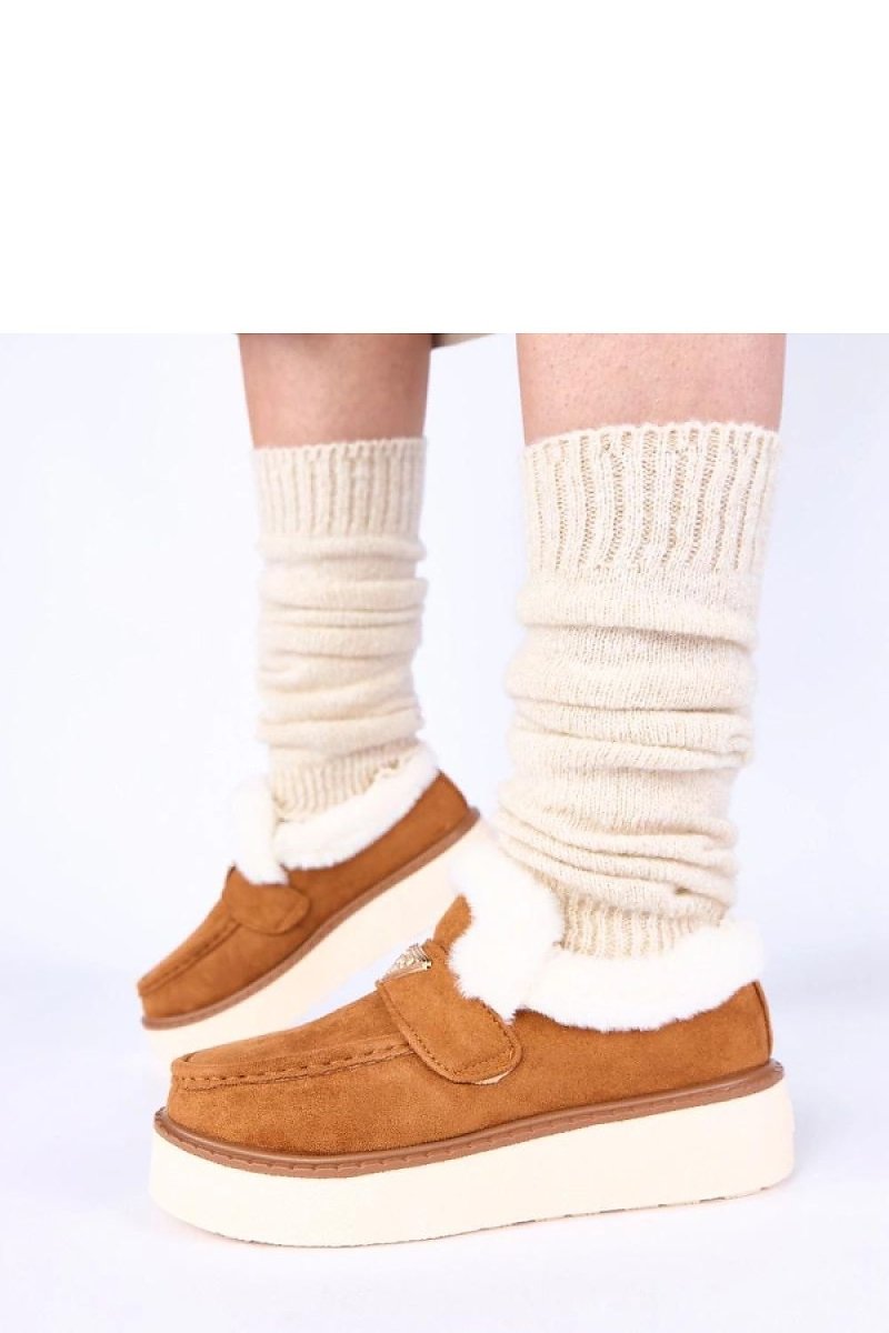 Fur Lined Loafers for Winter Comfort - 