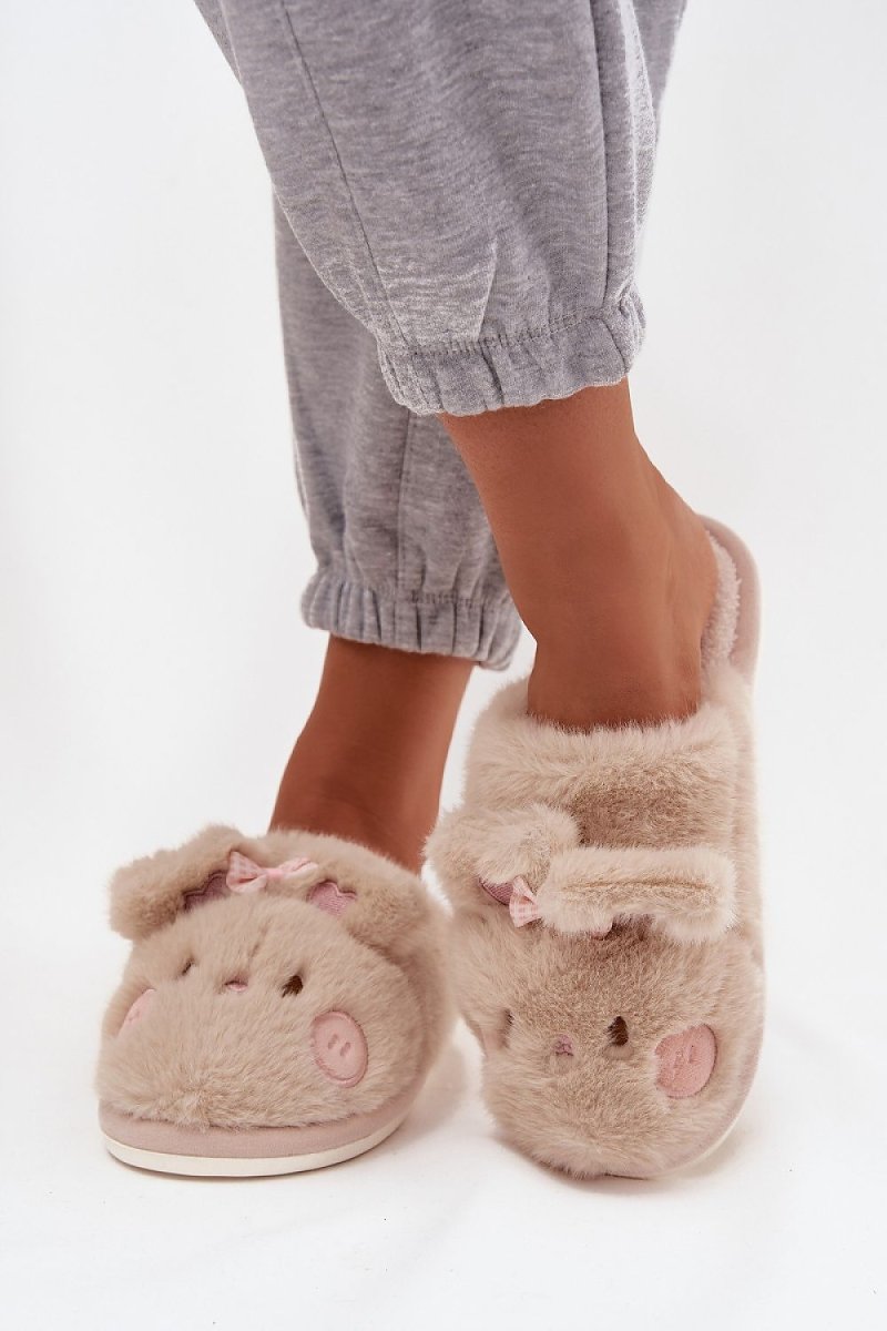 Furry Bunny Slippers - 