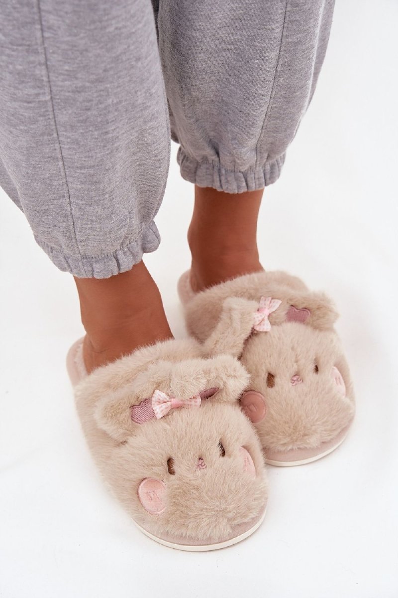 Furry Bunny Slippers - 