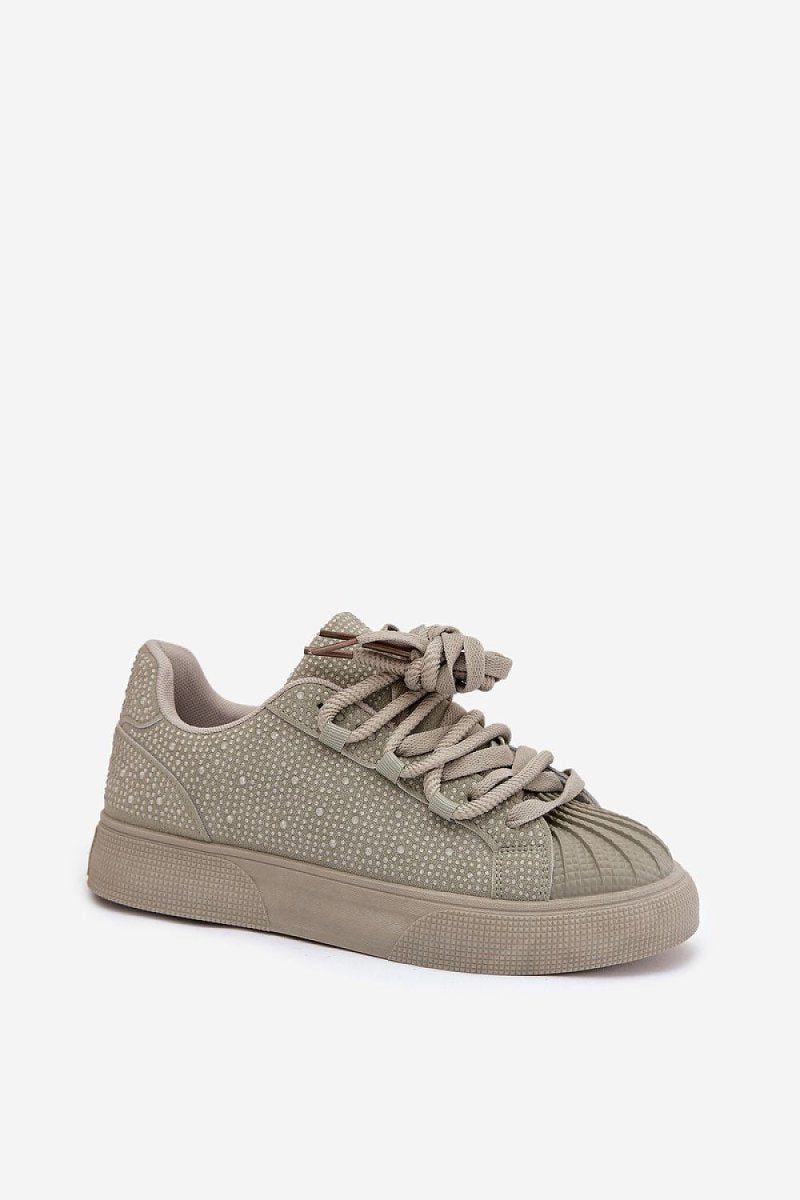 Green Zircon Sneakers - Women's - 