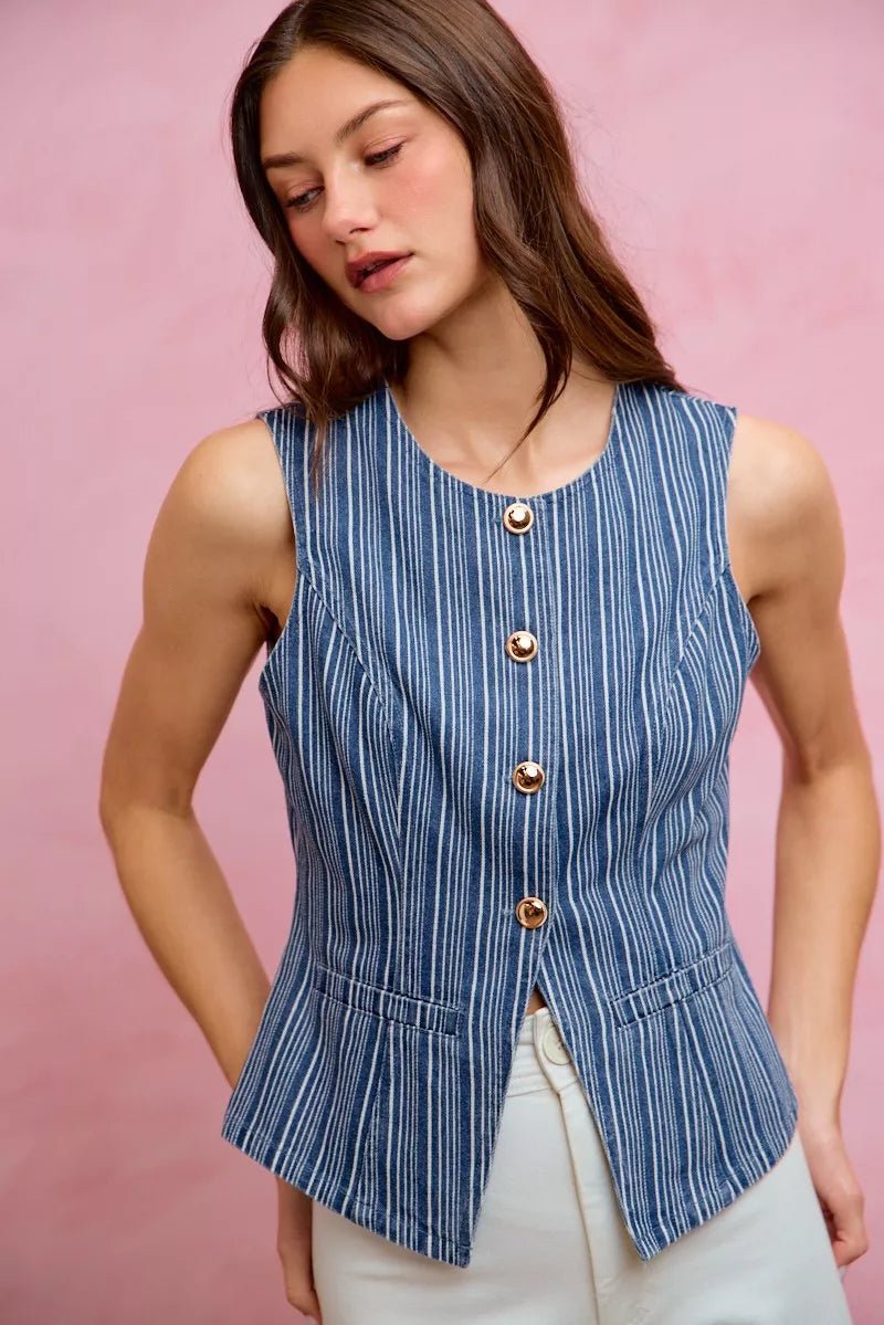 Grey Shawl Collar Blazer with Button - 