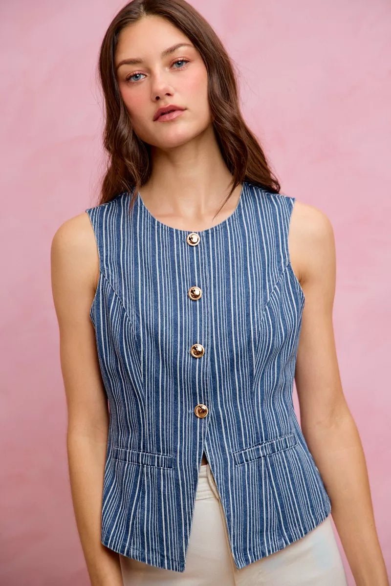 Grey Shawl Collar Blazer with Button - 