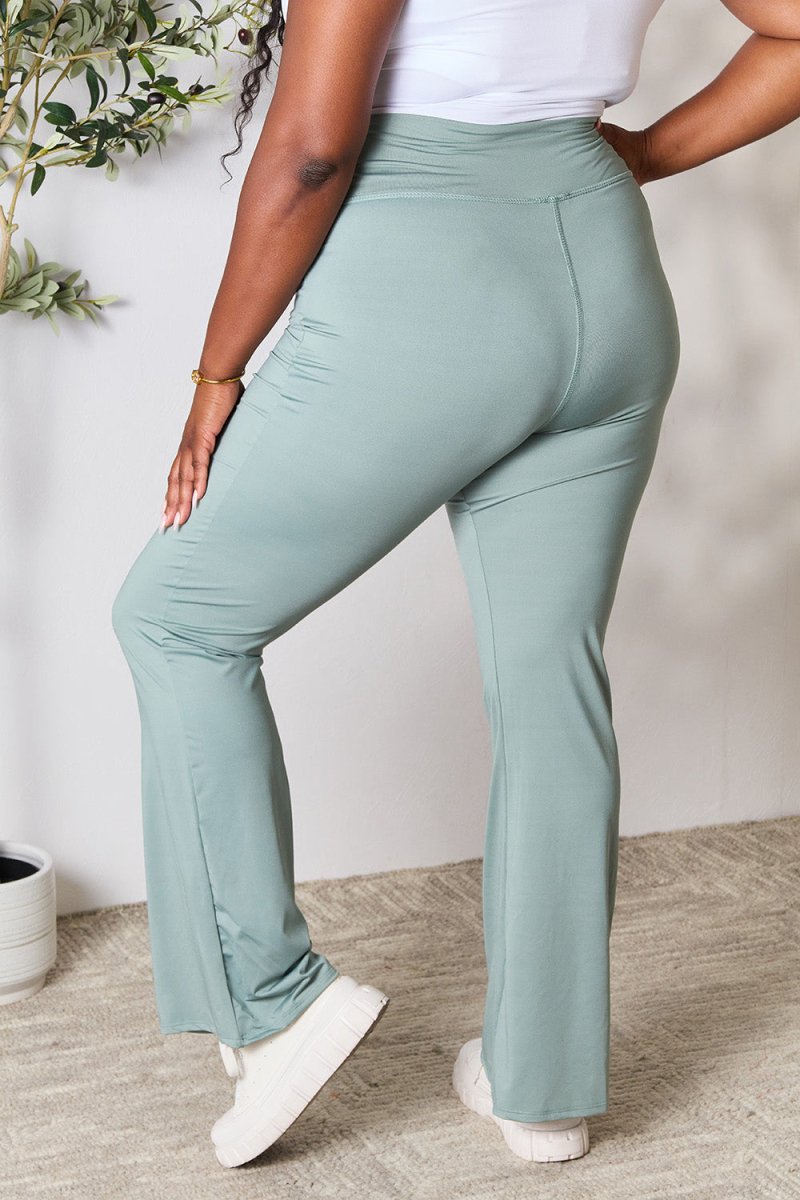 Heimish Full Size Wide Waistband Sports Pants - Bottoms