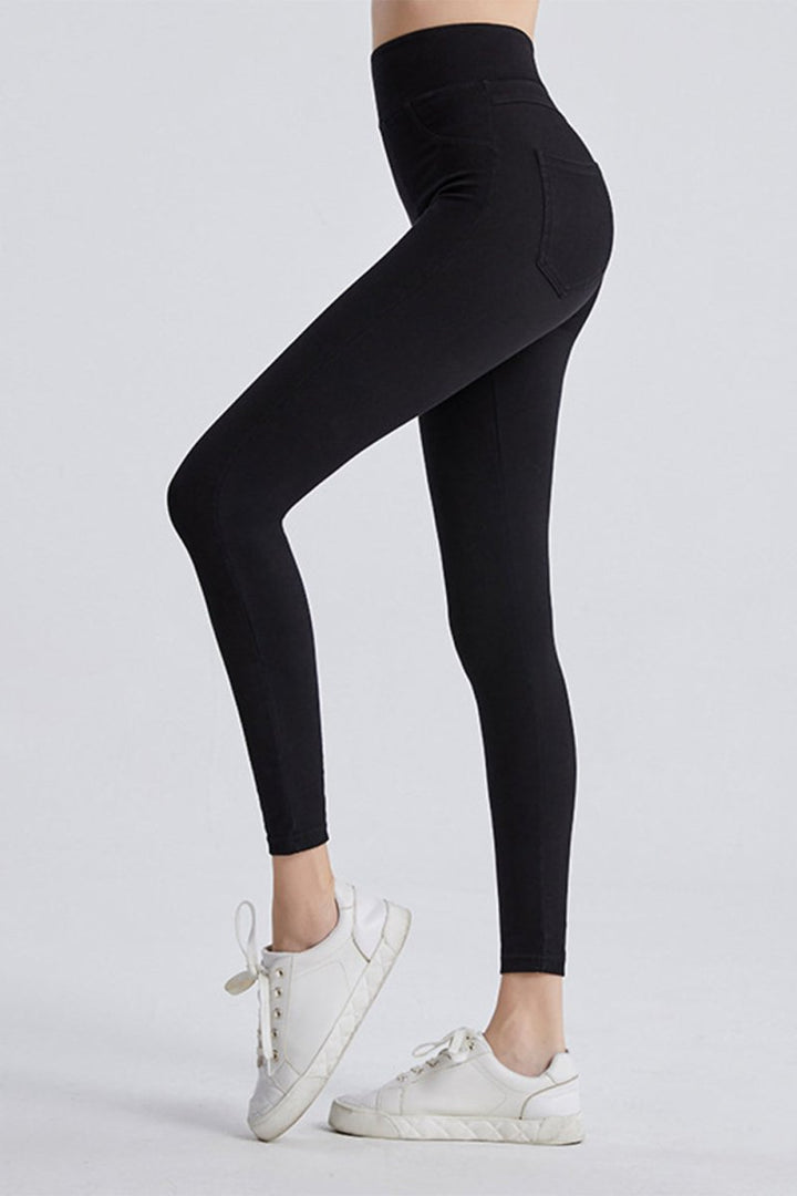 High Waist Cropped Jeans - Bottoms Sale