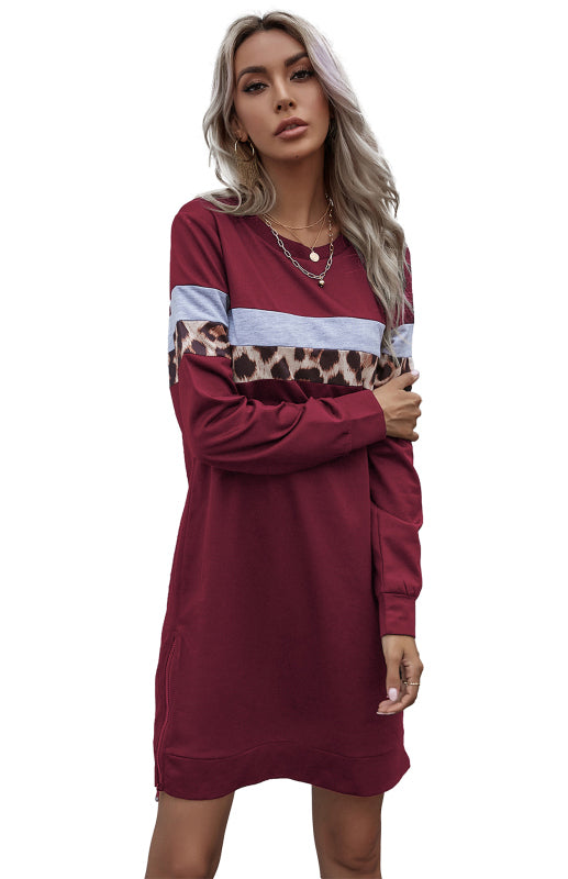 women's round neck casual everyday dress for spring-summer