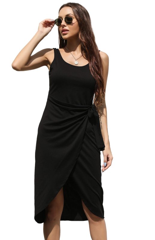 women's fashion trend sleeveless dress