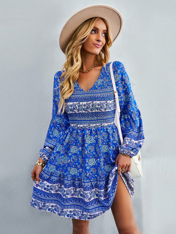 women's bohemian fashion casual dress